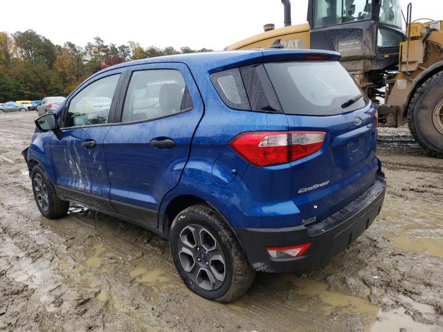 Photo 3 from auction – 2020 FORD ECOSPORT S with VIN MAJ3S2FE2LC379047