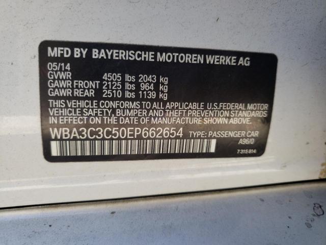 Photo 10 from auction – 2014 BMW 320 I XDRI with VIN WBA3C3C50EP662654
