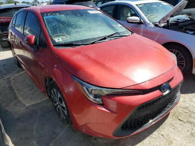 TOYOTA COROLLA LE 2020 with VIN JTDEBRBE2LJ015238 - Photo from auction