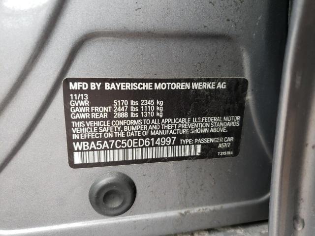 Photo 10 from auction – 2014 BMW 528 XI with VIN WBA5A7C50ED614997
