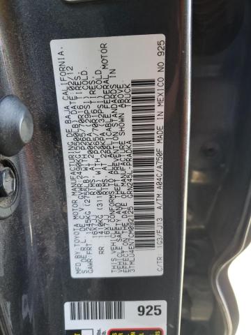 Photo 10 from auction – 2012 TOYOTA TACOMA DOU with VIN 3TMLU4EN7CM092125