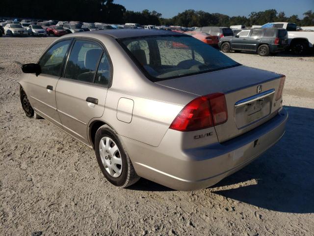 Photo 3 from auction – 2001 HONDA CIVIC DX with VIN 2HGES15561H558525