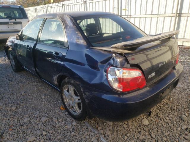 Photo 3 from auction – 2005 SUBARU IMPREZA RS with VIN JF1GD67505H509396