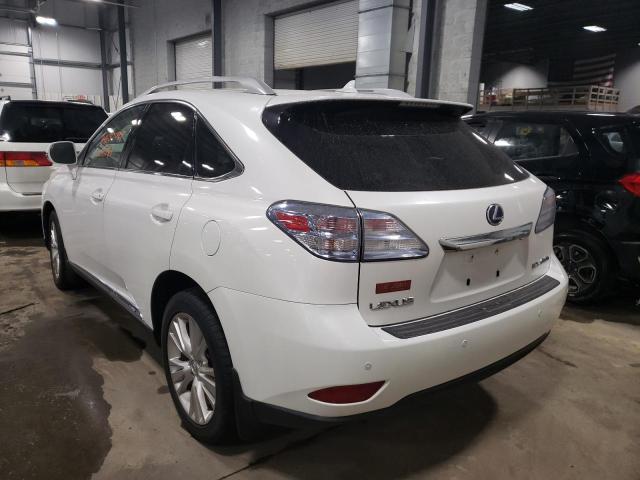 Photo 3 from auction – 2010 LEXUS RX 450 with VIN JTJBC1BA6A2027430