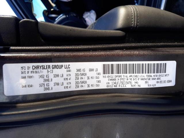 Photo 10 from auction – 2014 JEEP GRAND CHER with VIN 1C4RJFJT5EC154791