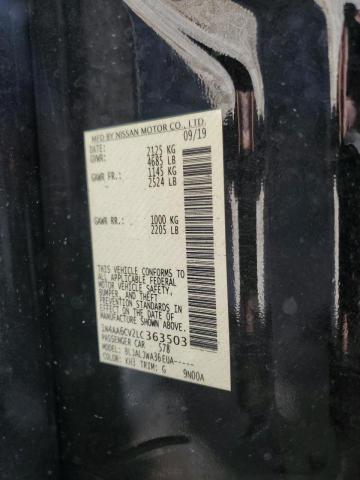 Photo 10 from auction – 2020 NISSAN MAXIMA SV with VIN 1N4AA6CV2LC363503