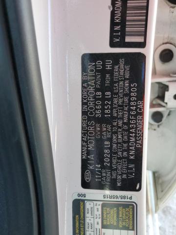 Photo 10 from auction – 2015 KIA RIO LX with VIN KNADM4A36F6489805