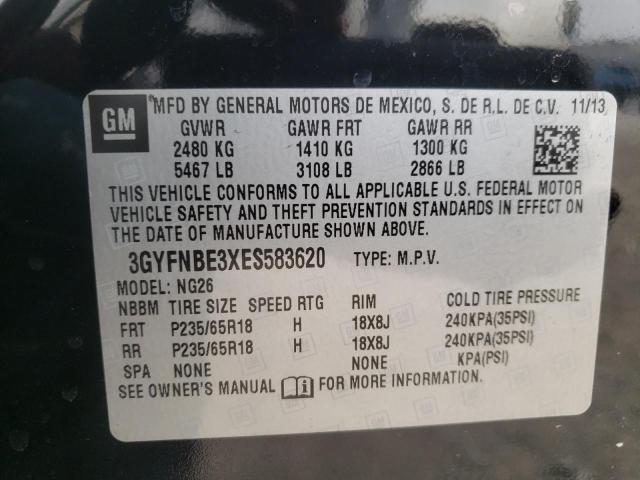 Photo 10 from auction – 2014 CADILLAC SRX LUXURY with VIN 3GYFNBE3XES583620