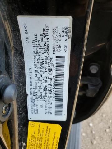 Photo 10 from auction – 2002 TOYOTA HIGHLANDER with VIN JTEGF21A420056294