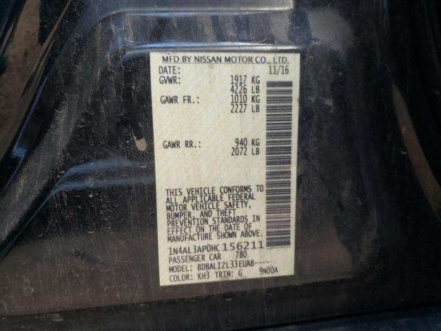 Photo 10 from auction – 2017 NISSAN ALTIMA 2.5 with VIN 1N4AL3AP0HC156211
