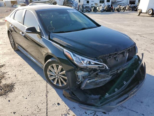 HYUNDAI SONATA SPO 2017 with VIN 5NPE34AF1HH536641 - Photo from auction