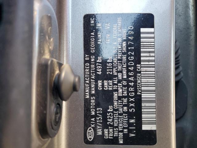 Photo 10 from auction – 2013 KIA OPTIMA SX with VIN 5XXGR4A64DG217490