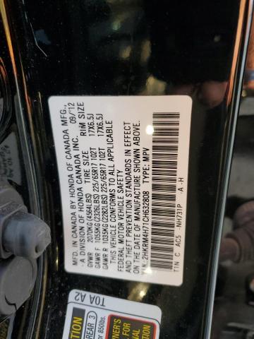Photo 10 from auction – 2012 HONDA CR-V EXL with VIN 2HKRM4H71CH632808