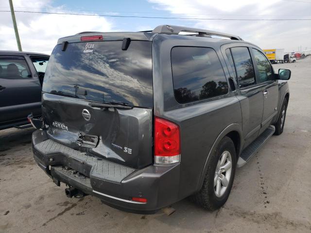 Photo 4 from auction – 2008 NISSAN ARMADA SE with VIN 5N1BA08D08N626719