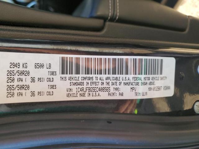 Photo 10 from auction – 2014 JEEP GRAND CHER with VIN 1C4RJFBG5EC408565