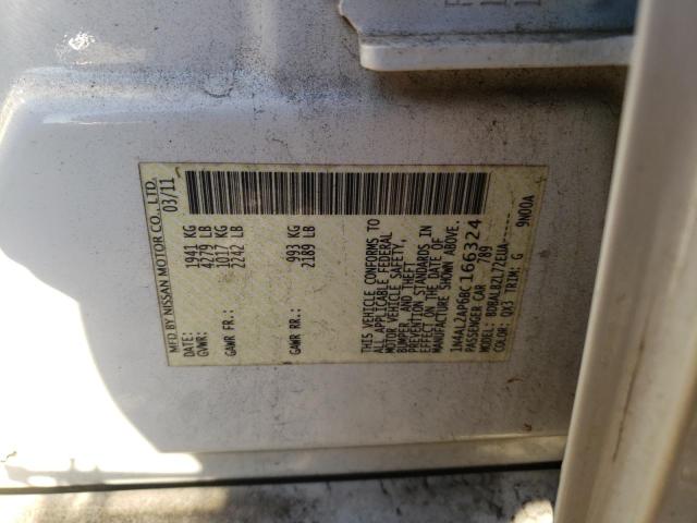 Photo 10 from auction – 2011 NISSAN ALTIMA with VIN 1N4AL2AP6BC166324