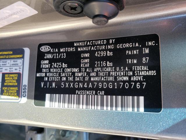 Photo 10 from auction – 2013 KIA OPTIMA EX with VIN 5XXGN4A79DG170767