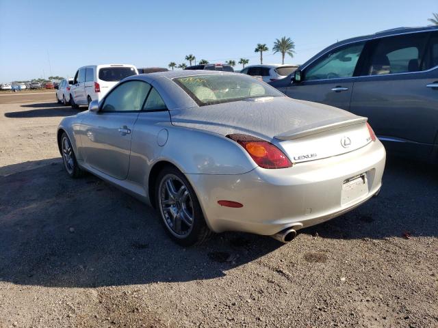Photo 3 from auction – 2002 LEXUS SC 430 with VIN JTHFN48Y920020620