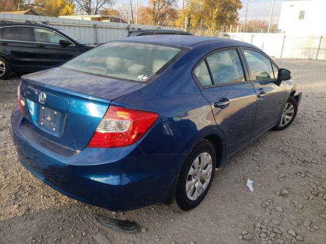 Photo 4 from auction – 2012 HONDA CIVIC LX with VIN 19XFB2F59CE031665