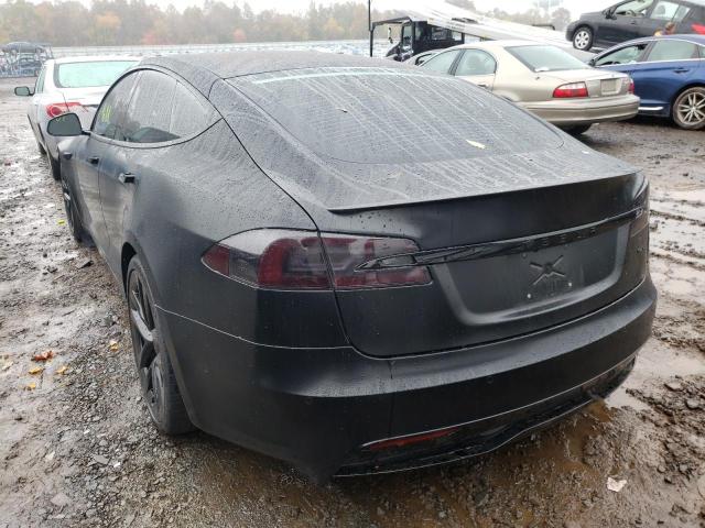 Photo 3 from auction – 2022 TESLA MODEL S with VIN 5YJSA1E65NF461082