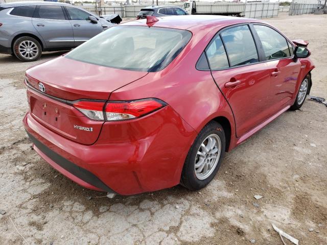 Photo 4 from auction – 2021 TOYOTA COROLLA LE with VIN JTDEAMDE2MJ031640