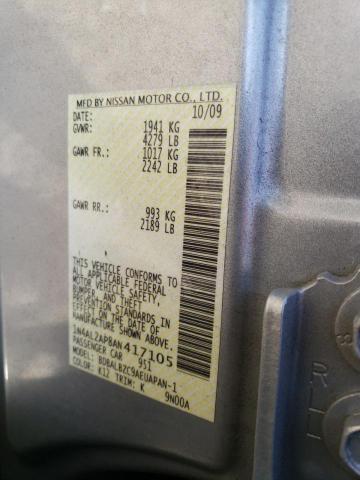Photo 10 from auction – 2010 NISSAN ALTIMA BAS with VIN 1N4AL2AP8AN417105