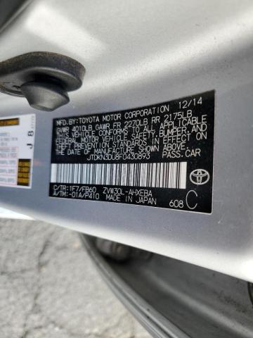 Photo 10 from auction – 2015 TOYOTA PRIUS with VIN JTDKN3DU8F0430893