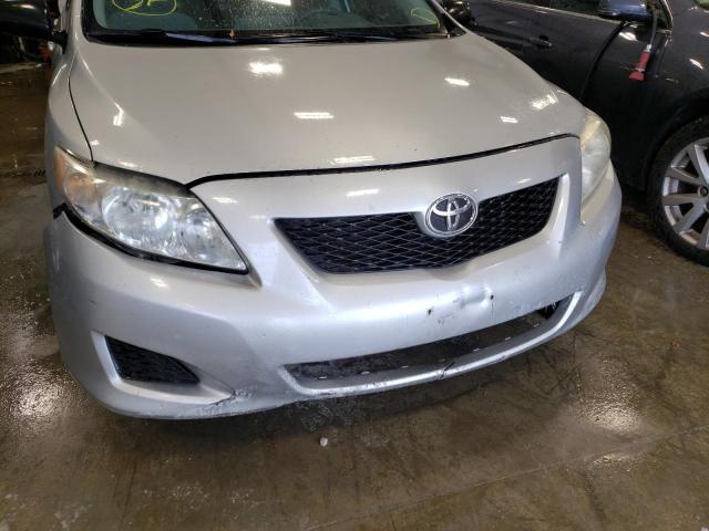 Photo 9 from auction – 2009 TOYOTA COROLLA BA with VIN JTDBL40EX99071590