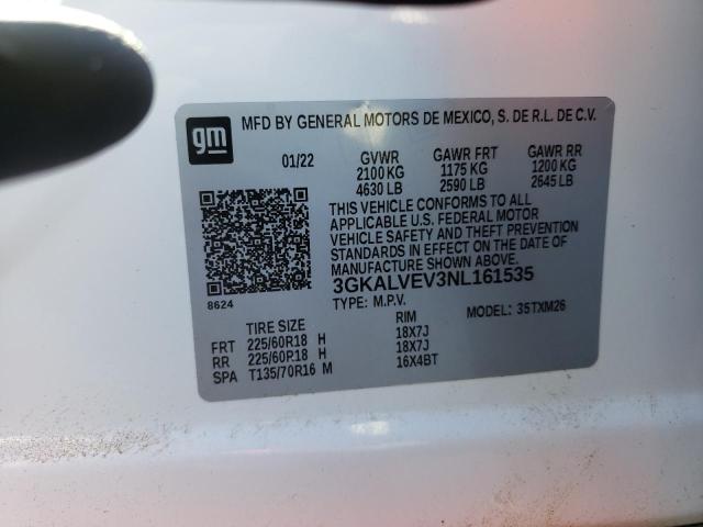 Photo 10 from auction – 2022 GMC TERRAIN SL with VIN 3GKALVEV3NL161535
