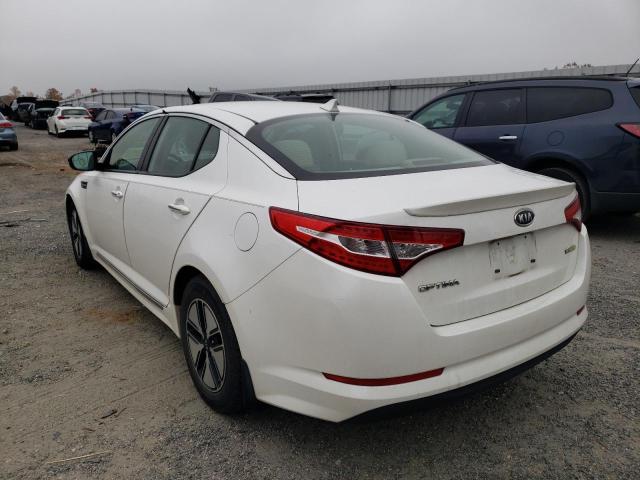 Photo 3 from auction – 2012 KIA OPTIMA HYB with VIN KNAGM4AD0C5011337
