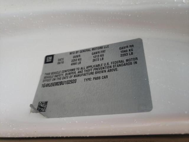 Photo 10 from auction – 2011 BUICK LUCERNE CX with VIN 1G4HJ5EM2BU102920