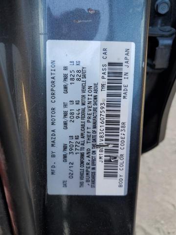 Photo 10 from auction – 2012 MAZDA 3 I with VIN JM1BL1V83C1607593
