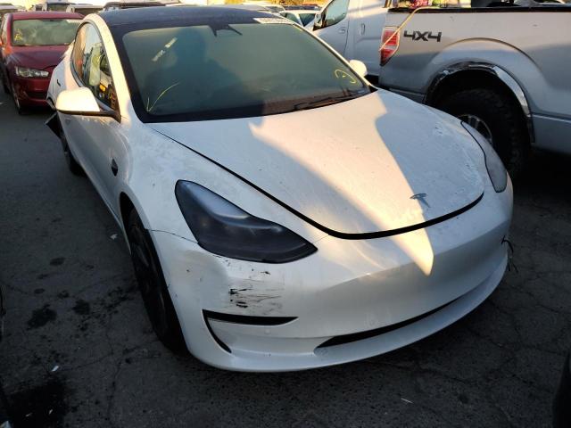 TESLA MODEL 3 2022 with VIN 5YJ3E1EA2NF351071 - Photo from auction