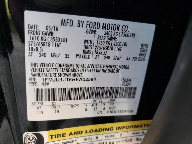 Photo 10 from auction – 2017 FORD EXPEDITION with VIN 1FMJU1JT6HEA02594