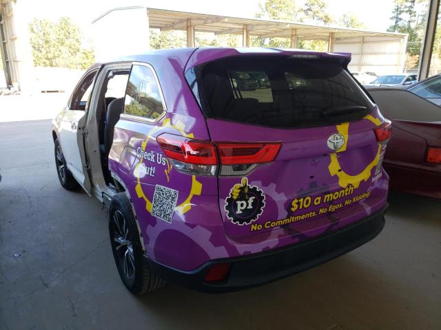 Photo 3 from auction – 2019 TOYOTA HIGHLANDER with VIN 5TDBZRFH1KS990110