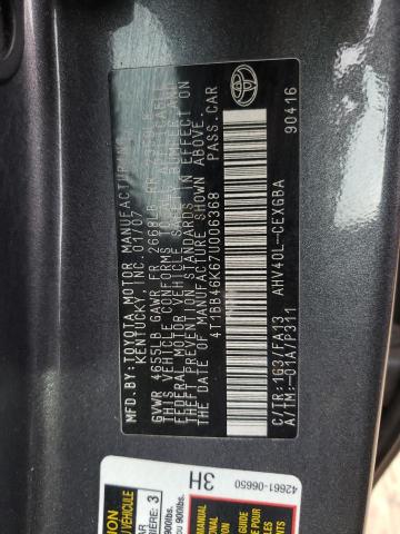 Photo 10 from auction – 2007 TOYOTA CAMRY HYBR with VIN 4T1BB46K67U006368