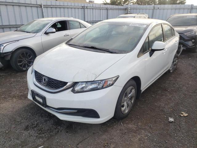 Photo 2 from auction – 2013 HONDA CIVIC LX with VIN 2HGFB2F44DH039123