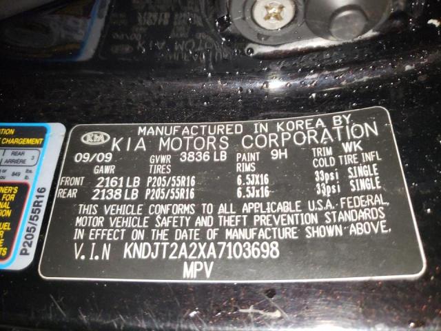 Zdjęcie 10 z aukcji – 2010 KIA SOUL z VIN KNDJT2A2XA7103698