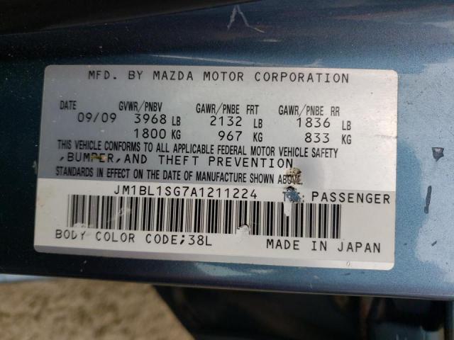 Photo 10 from auction – 2010 MAZDA 3 I with VIN JM1BL1SG7A1211224