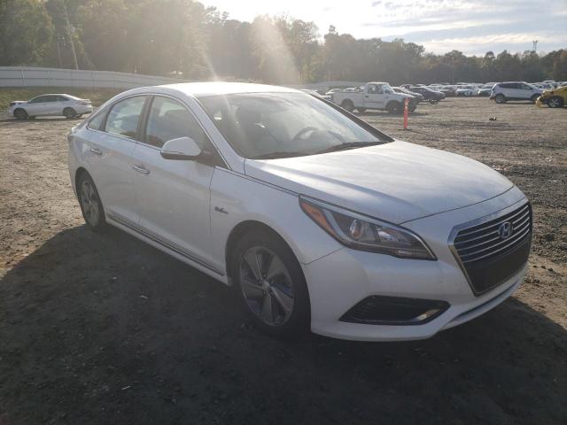 HYUNDAI SONATA PLU 2016 with VIN KMHE14L25GA021191 - Photo from auction