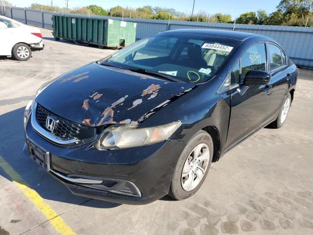 Photo 2 from auction – 2015 HONDA CIVIC LX with VIN 19XFB2F59FE027507