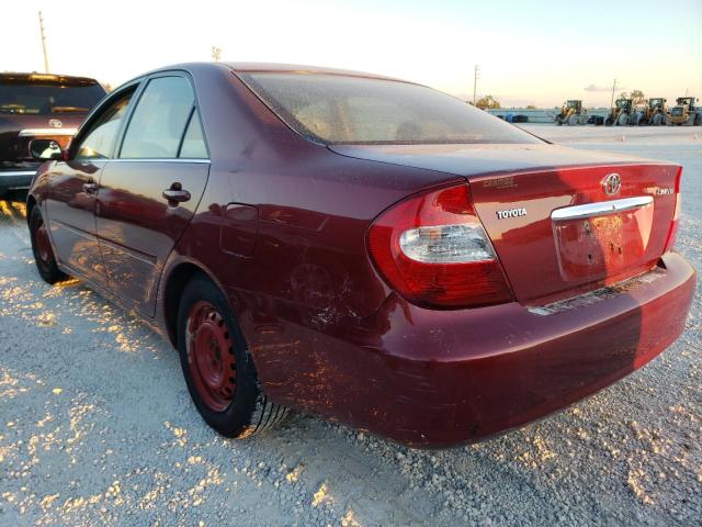 Photo 3 from auction – 2003 TOYOTA CAMRY LE with VIN JTDBE32K630215414