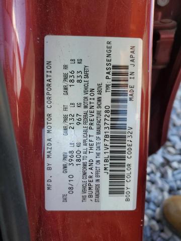 Photo 10 from auction – 2011 MAZDA 3 I with VIN JM1BL1VF7B1377280