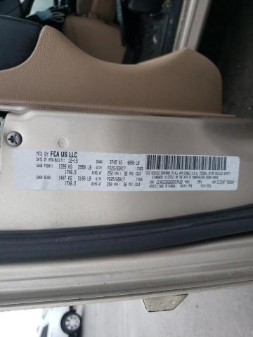 Photo 10 from auction – 2016 DODGE GRAND CARA with VIN 2C4RDGBG9GR257429