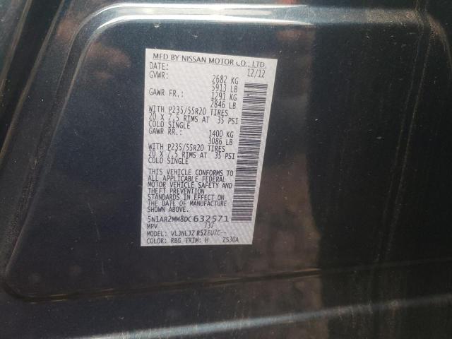 Photo 10 from auction – 2013 NISSAN PATHFINDER with VIN 5N1AR2MM8DC632571