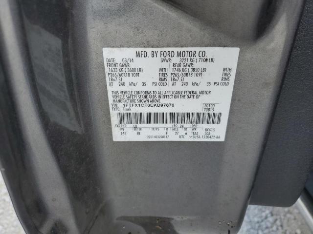 Photo 10 from auction – 2014 FORD F150 SUPER with VIN 1FTFX1CF8EKD97870