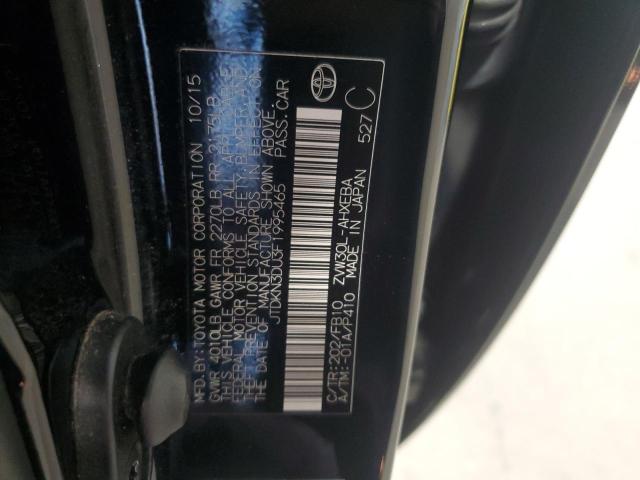 Photo 10 from auction – 2015 TOYOTA PRIUS with VIN JTDKN3DU3F1995465
