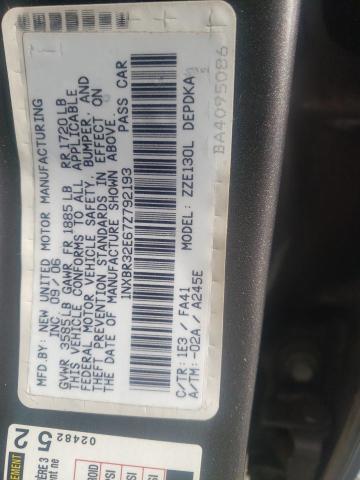 Photo 10 from auction – 2007 TOYOTA COROLLA CE with VIN 1NXBR32E67Z792193