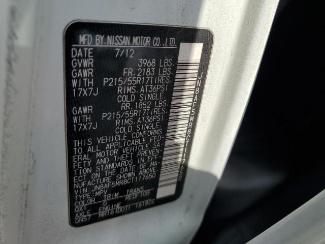 Photo 10 from auction – 2012 NISSAN JUKE S with VIN JN8AF5MR8CT117650