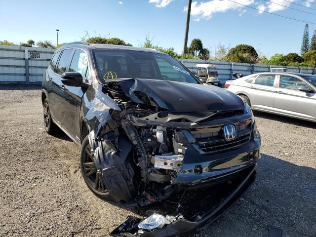 HONDA PILOT SE 2022 with VIN 5FNYF5H28NB021806 - Photo from auction
